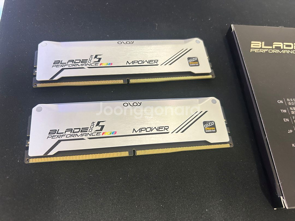 oloy ddr5-6000 cl28 램 정품 팝니다--2