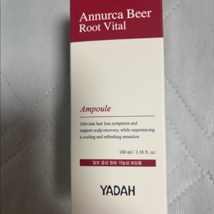 탈모완화/ 야다 아누카 뿌리 헤어 앰플 새상품