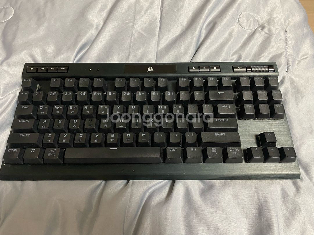 CORSAIR K70 RGB TKL 스피드 은축--0