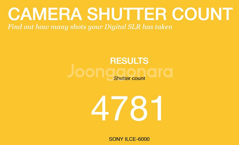 [소니] A6000 블랙 4,781컷팝니다.53.5만원--8