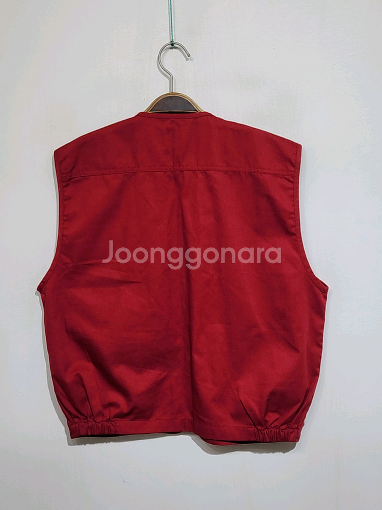 (100) 코오롱스포츠 등산조끼 멀티포켓 노카라 베스트--5