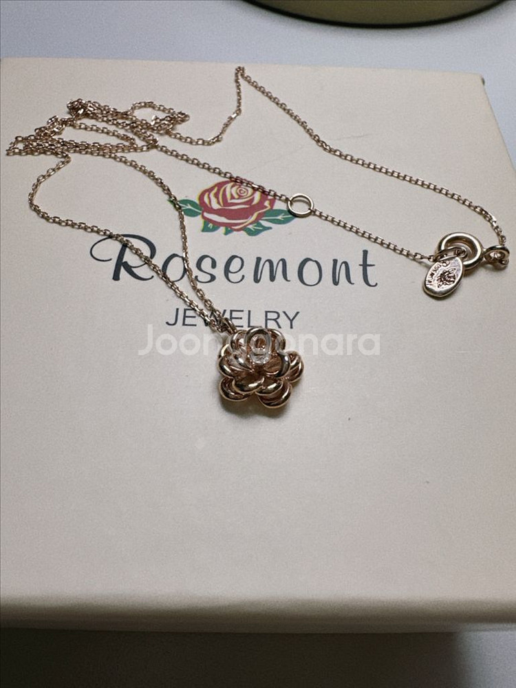 로즈몽 14k 목걸이--2