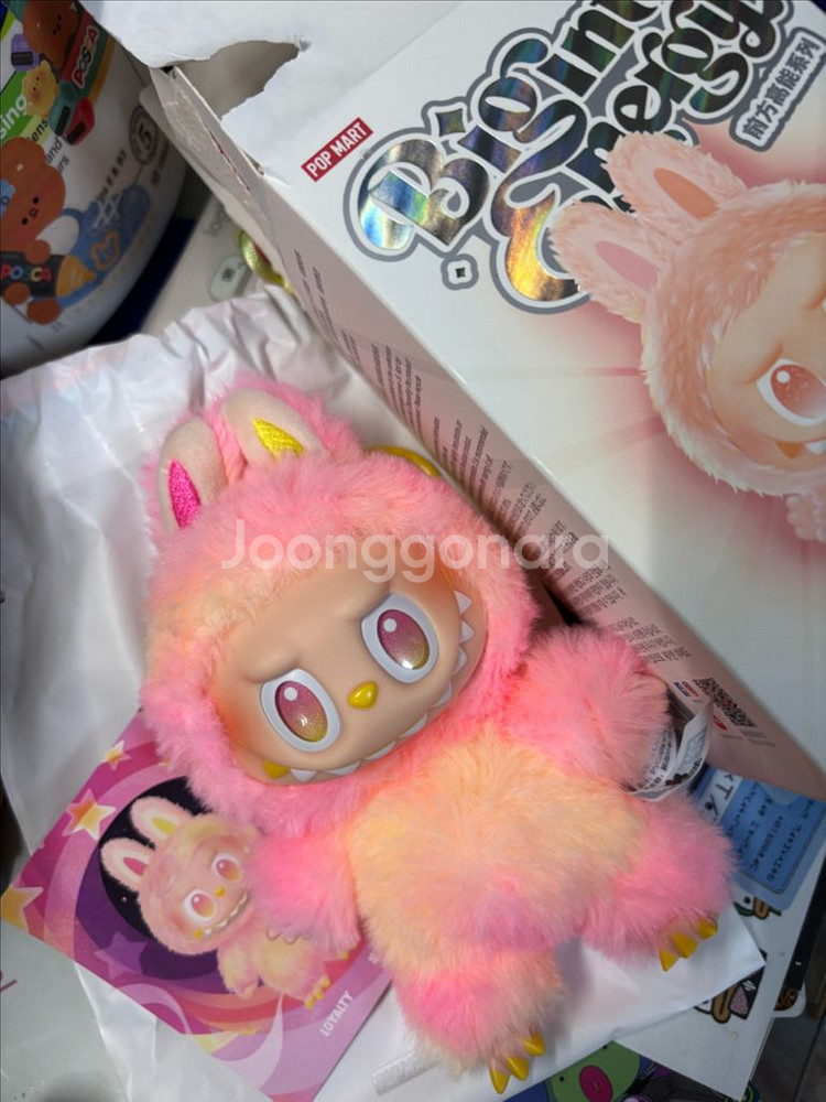 팝마트네 정품 라부부 하이라이트 인형 키링 충성--0