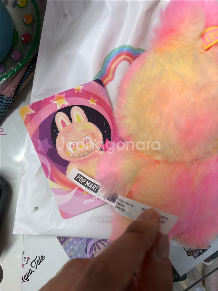 팝마트네 정품 라부부 하이라이트 인형 키링 충성--2