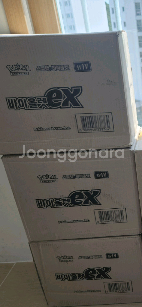 포켓몬카드) 바이올렛EX 1카톤--0