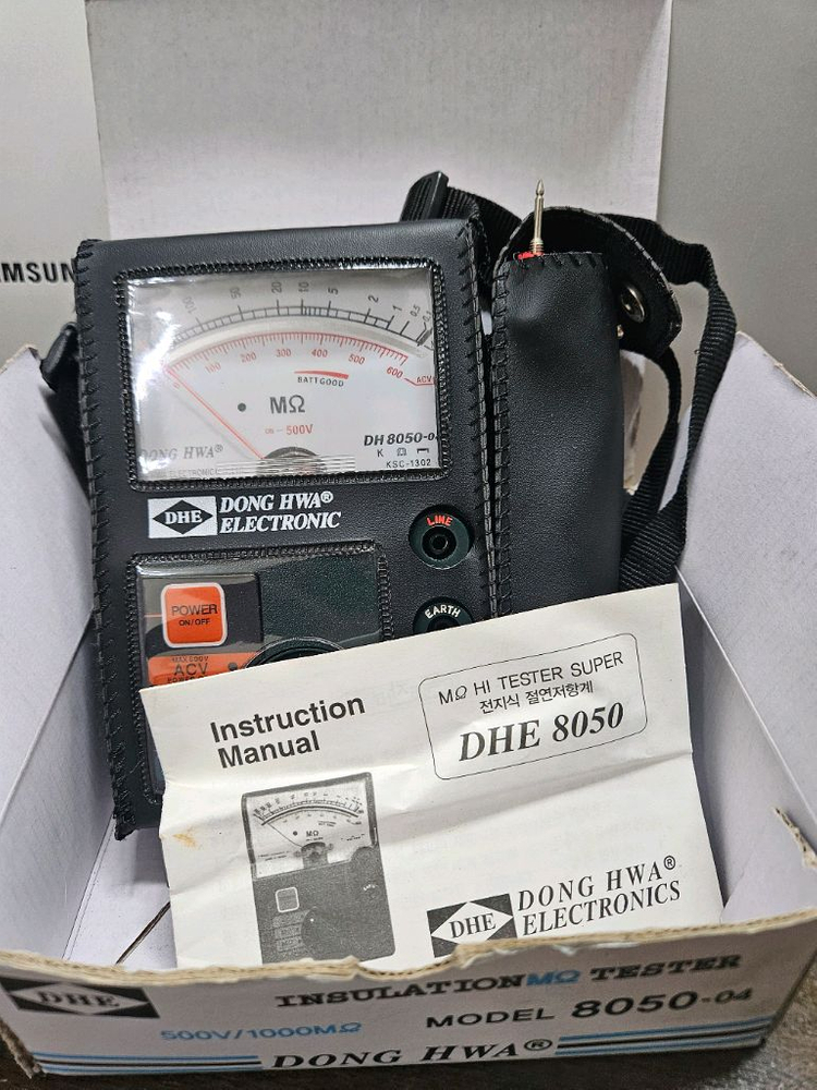 동화 DH 8050 절연저항계 이미지