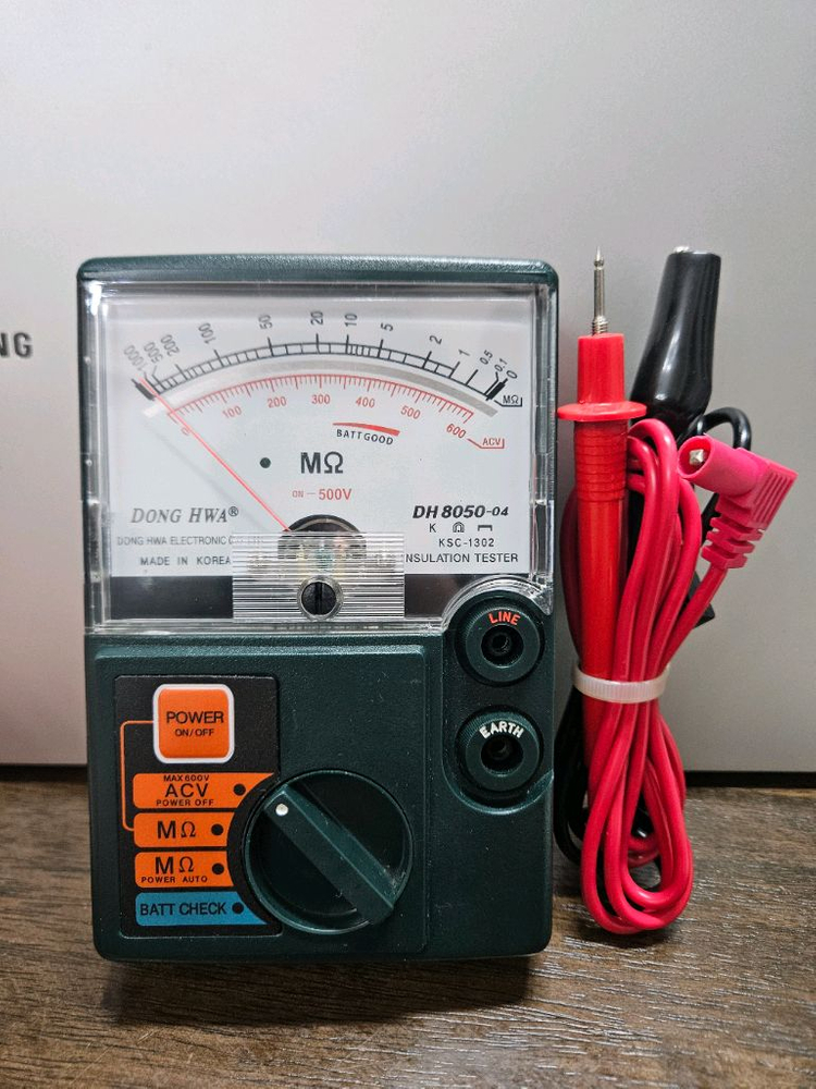 동화 DH 8050 절연저항계 이미지
