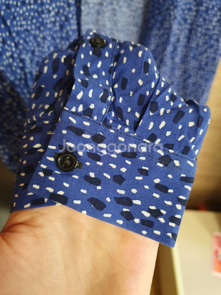 산드로 패턴 셔츠 M (100)--3