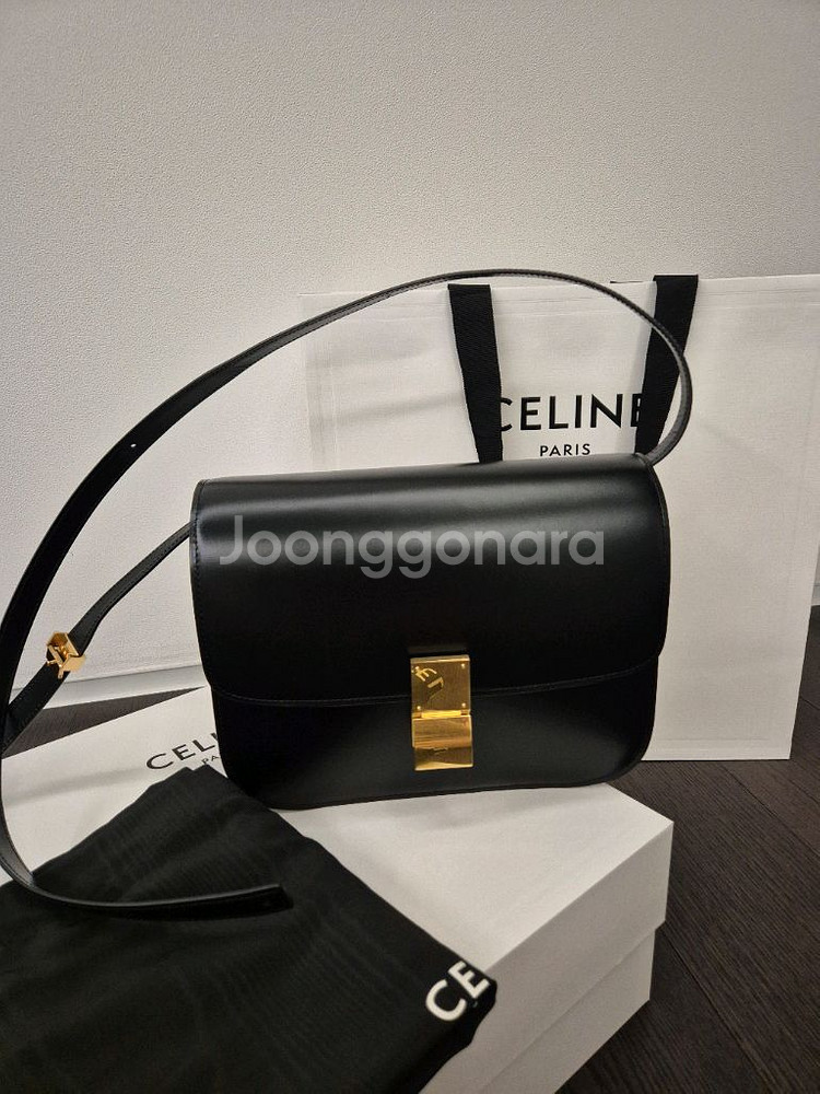 올드셀린느 클래식박스 블랙 미듐--0