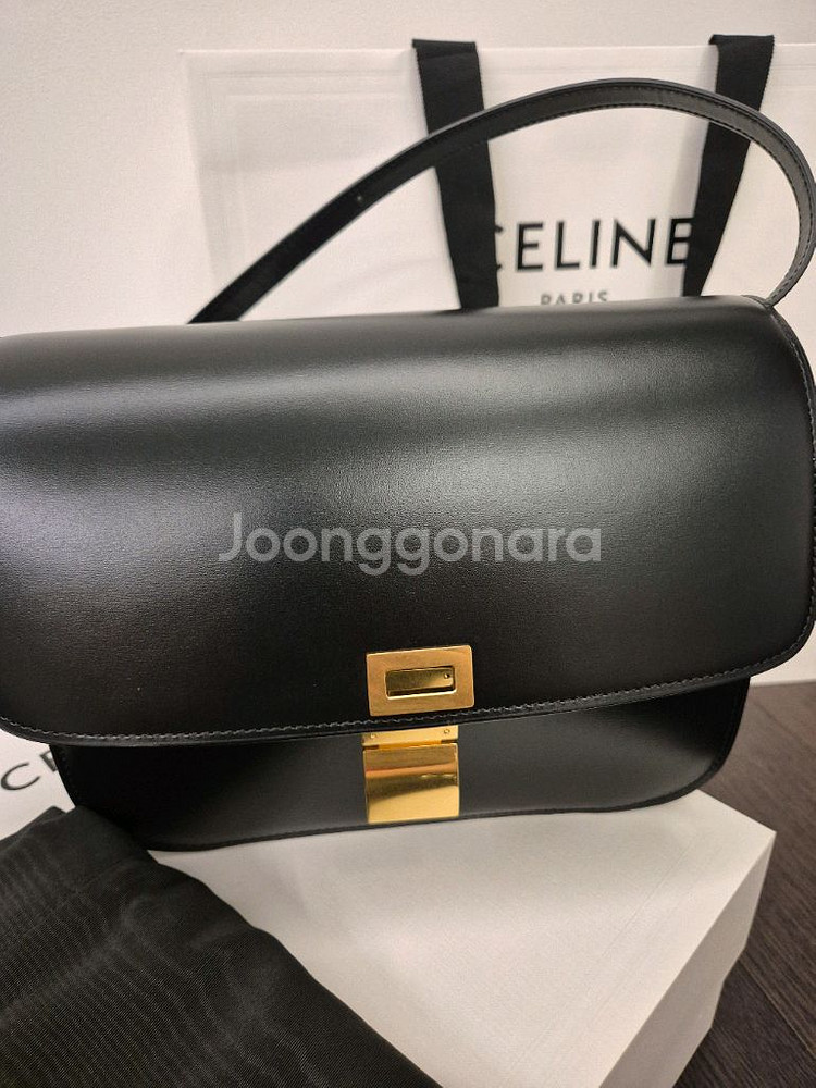 올드셀린느 클래식박스 블랙 미듐--6