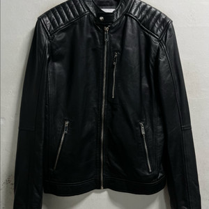 95-100 ZARA 자라 레더 양가죽 바이커 자켓