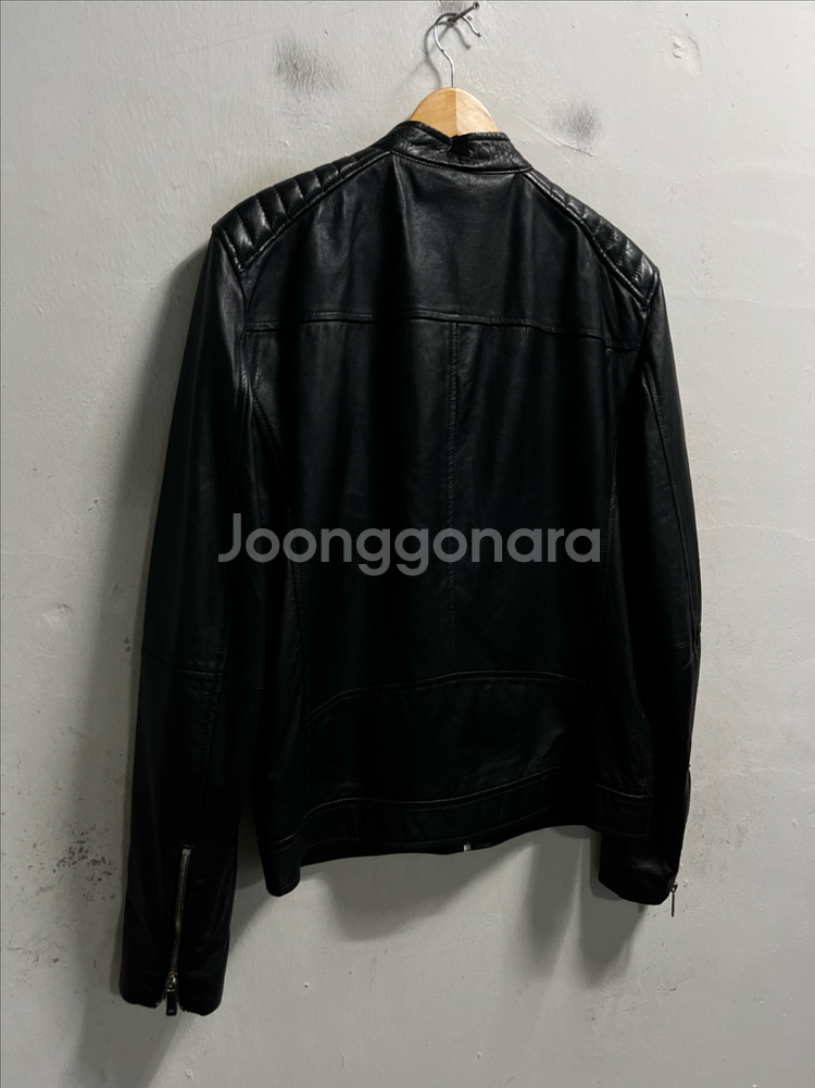 95-100 ZARA 자라 레더 양가죽 바이커 자켓--4