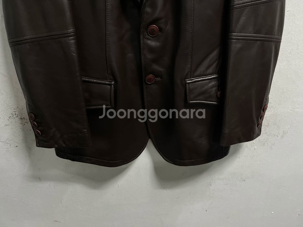 105 샐리앤존 레더 양가죽 자켓--2