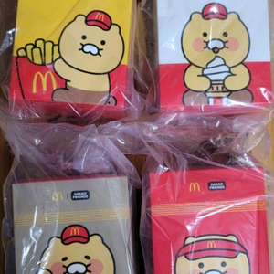 맥도날드 춘식이(크루)인형4종 일괄판매_콜라보
