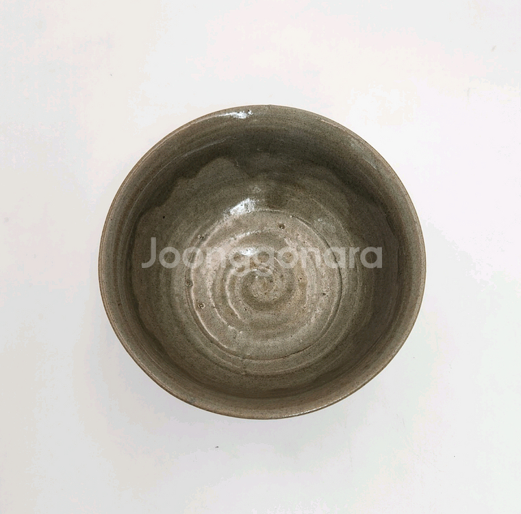 분청 다완.--1
