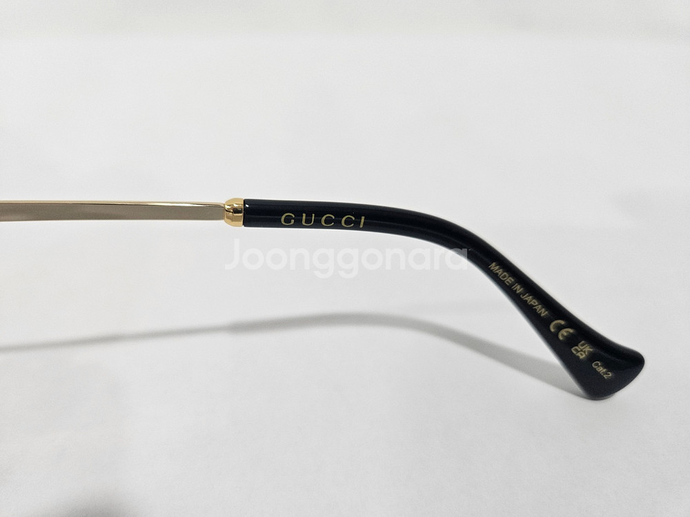 구찌 명품 오버핏 스퀘어 메탈 선글라스[정품/새상품]--7