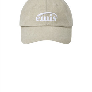 emis 이미스 뉴로고 피그먼트 볼캡 베이지
