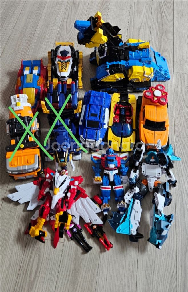 미니특공대 슈퍼공룡파워 애니멀트론 트라이캅 죠스캅 등--0