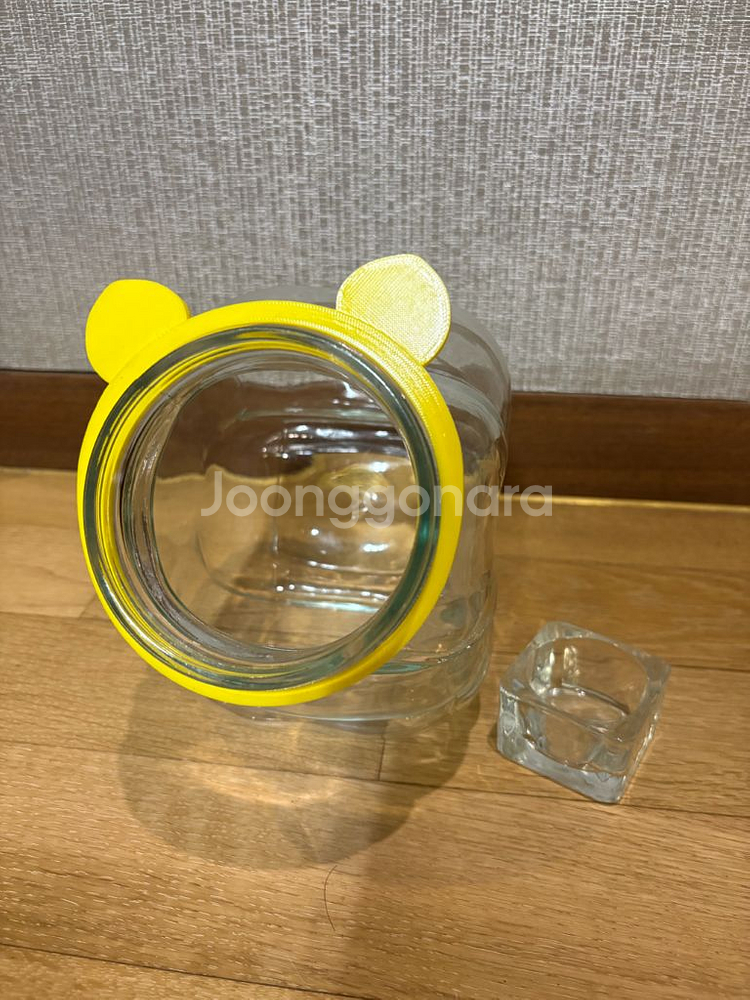이케아 푀르바르 모래존 유리용기,머리띠+이케아 글라시그--0