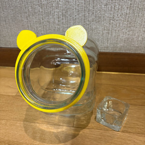 이케아 푀르바르 모래존 유리용기,머리띠+이케아 글라시그