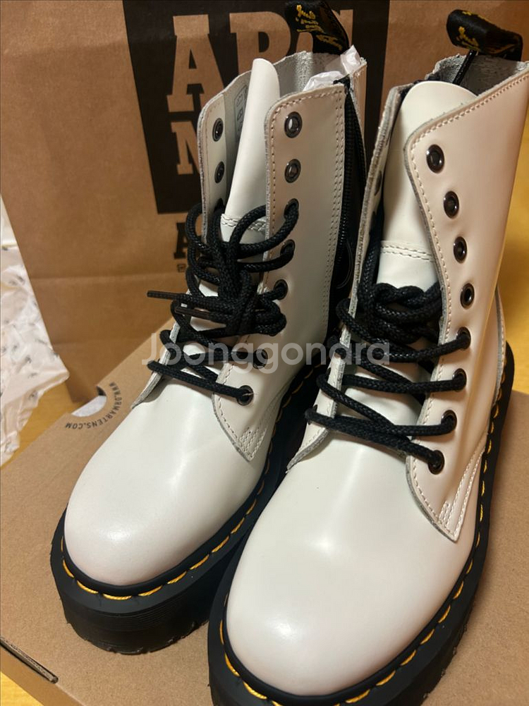 (미착용, 새상품) 닥터마틴 제이든 화이트--2