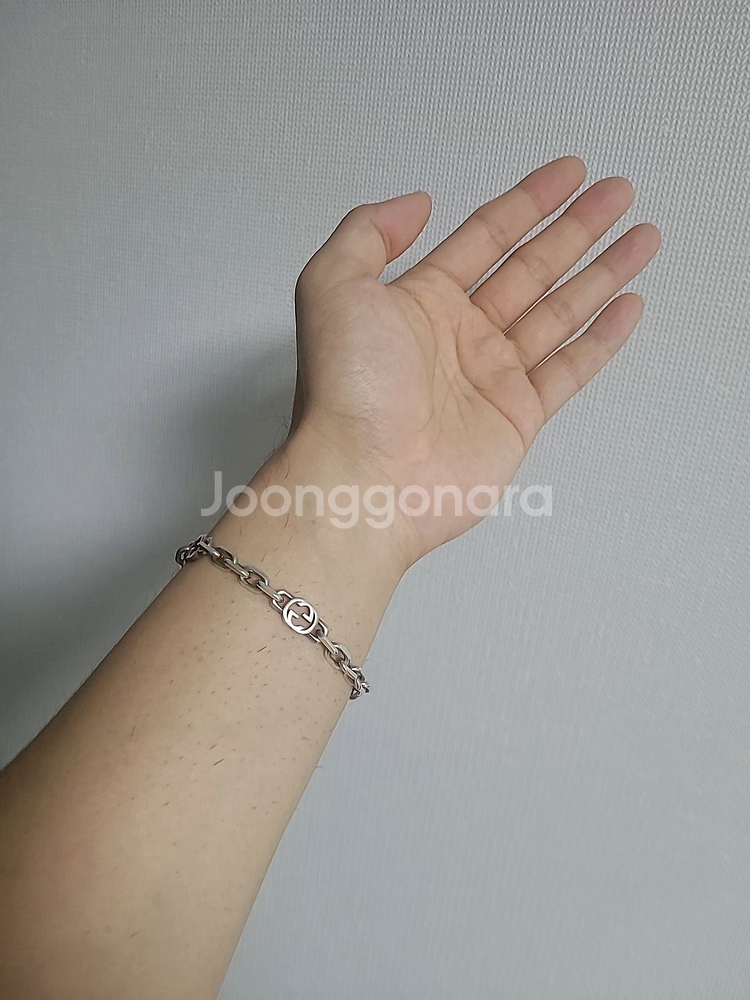 [정품] 구찌 인터로킹 팔찌--0