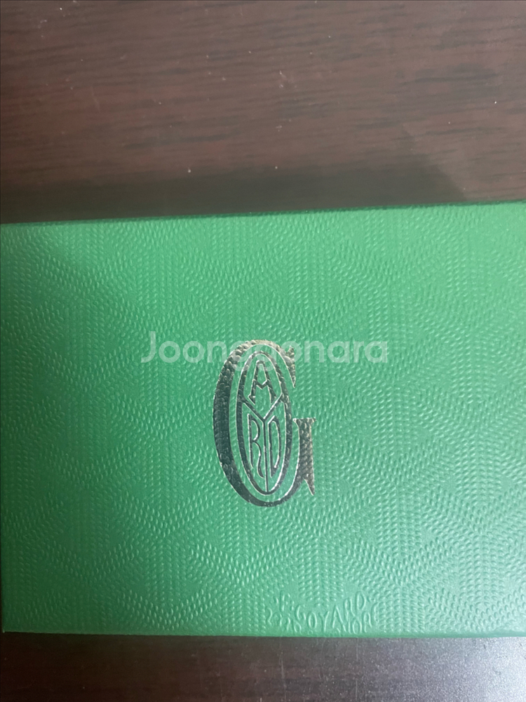 고야드 카드지갑 화이트--2