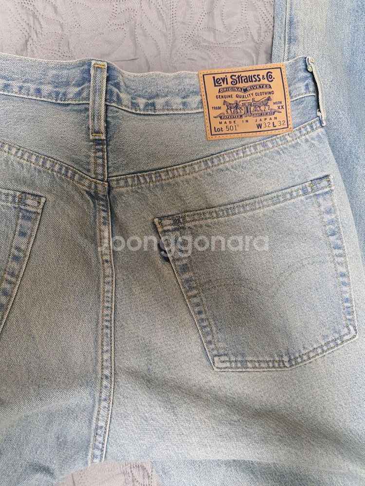 Levis 리바이스 블루탭 1980s 501 데님 팬츠--6