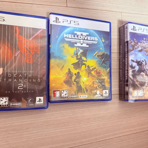 ps5 데스스트랜딩2, 몬스터헌터 와일즈+스틸북, 헬다