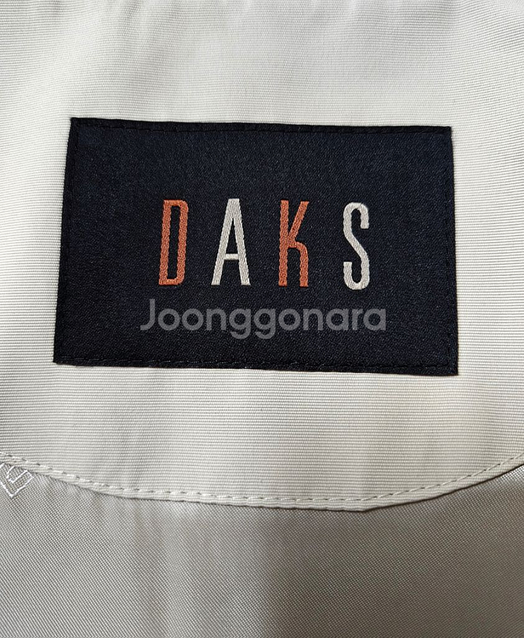 100)닥스DAKS 남성 고급숏트렌치코트자켓--3