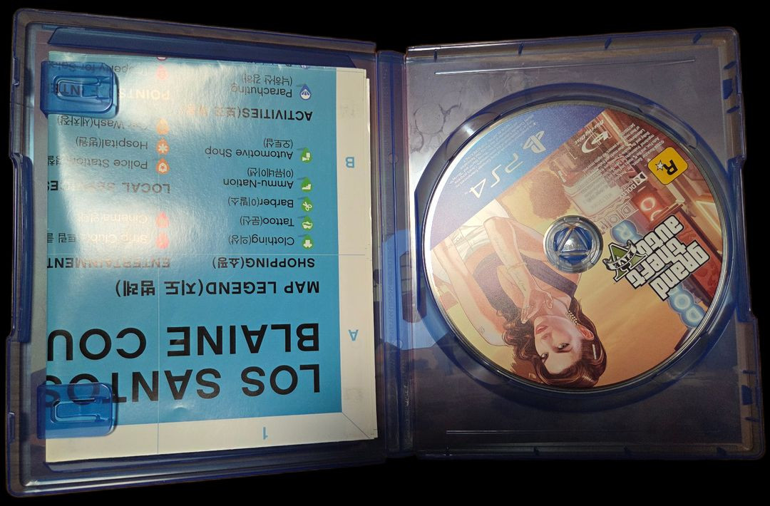 ps4 플스4 gta5 지도있음 이미지