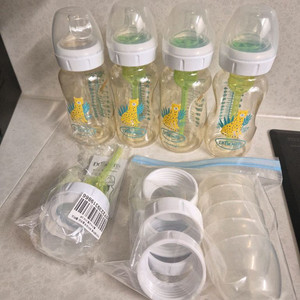 닥터브라운 젖병 와이드넥 270ml PP젖병 4개 일