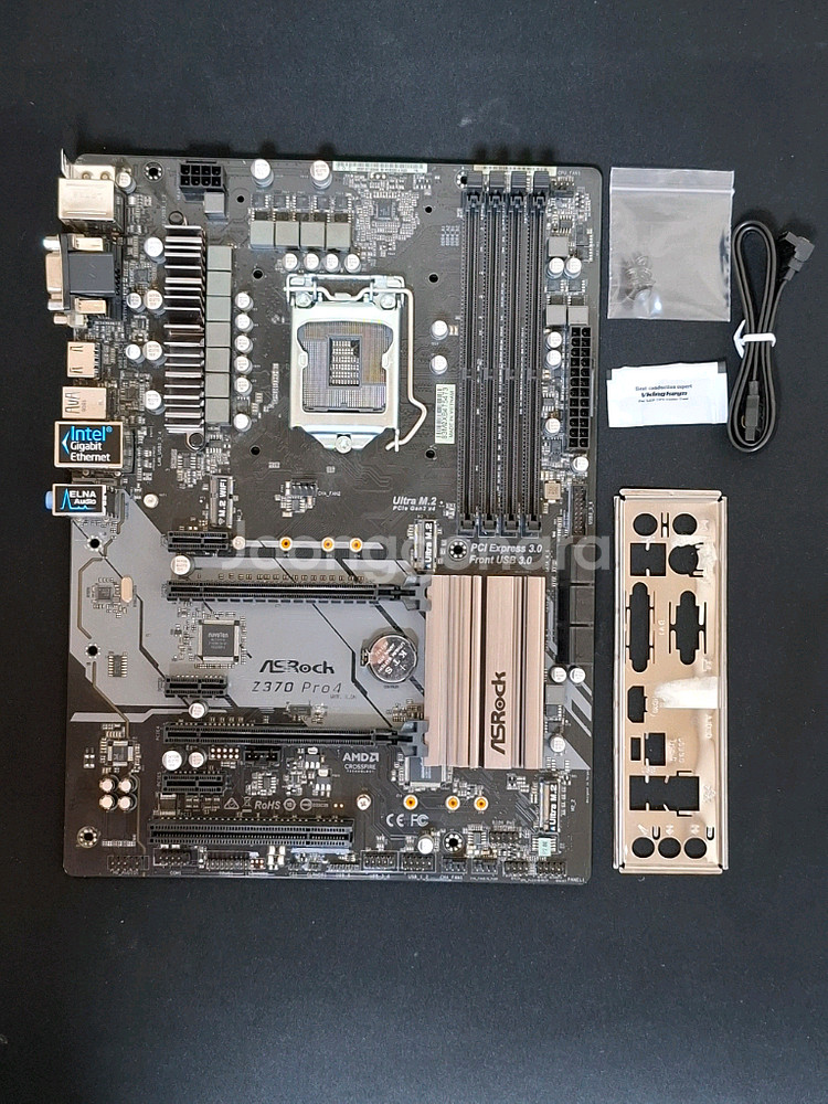 컴퓨터 메인보드 ASROCK Z370 PRO4--0