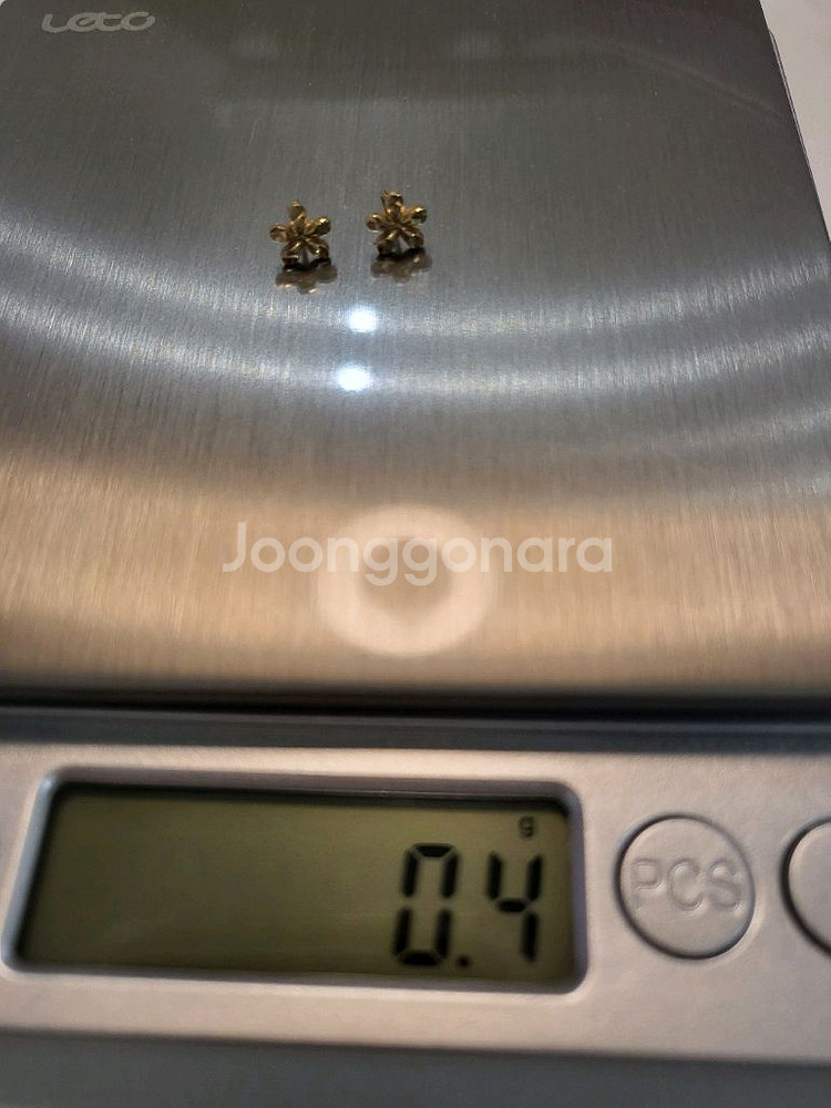 14K 귀걸이 / 총중량 0.6g--3