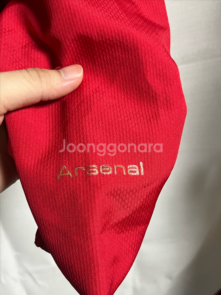 나이키 아스날 FC 레드 바람막이 M--2