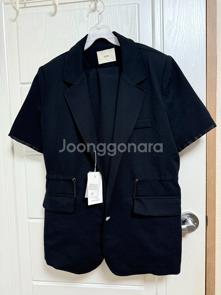 히메지 자켓+ 바이디 린넨 스티치팬츠 곤색--1
