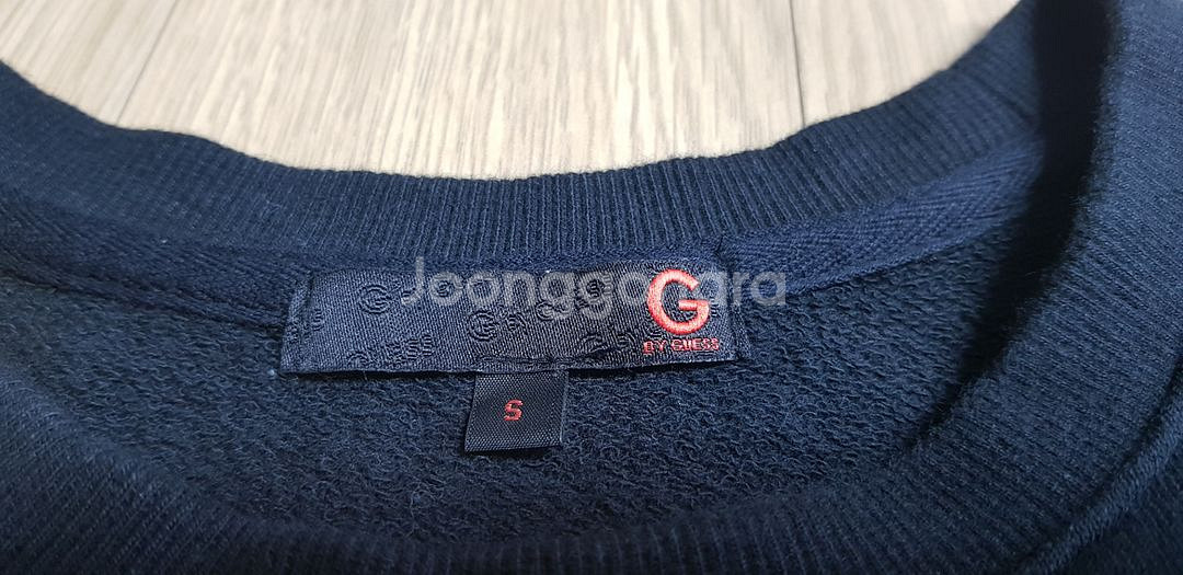 게스 레인보우 고주파 로고 맨투맨 S--3