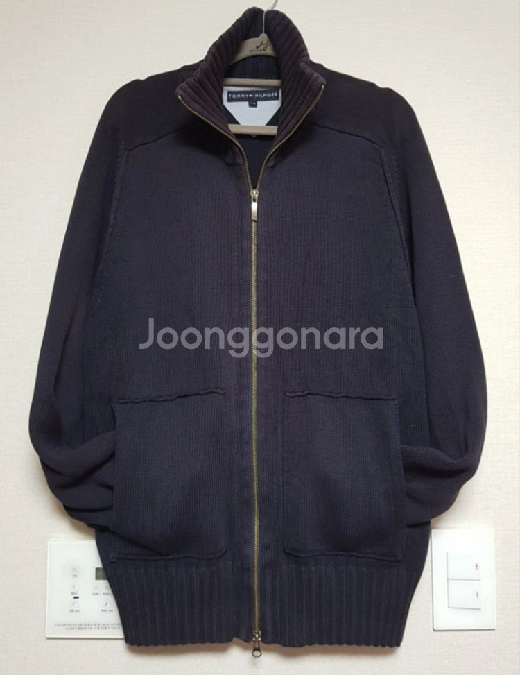 타미힐피거 TOMMY HILFIGER 짚업 니트 105--0