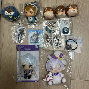 아이나나 류노스케 소고 누이 만쥬 링라이트 키링 뱃지