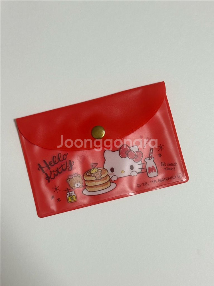 산리오 정품 헬로키티 미니 pvc 파우치--0