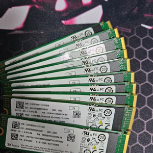SK BC711 1TB SSD 남은 수량 9개