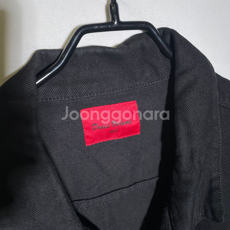 L-XL)오버핏 흑청 데님자켓 청자켓--2
