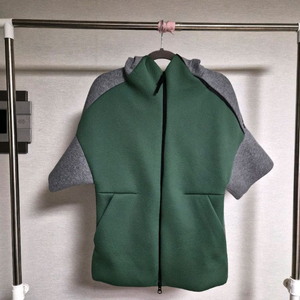 85) 아디다스 반팔 후드 집업