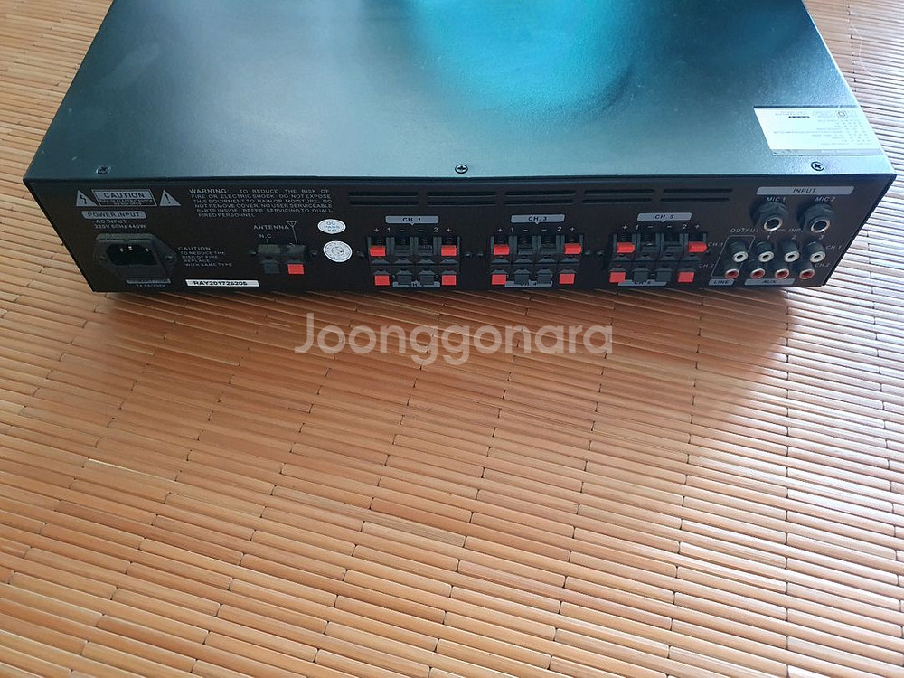 전원은 켜지나 소리안나오는 6채널 앰프 SR6450--3