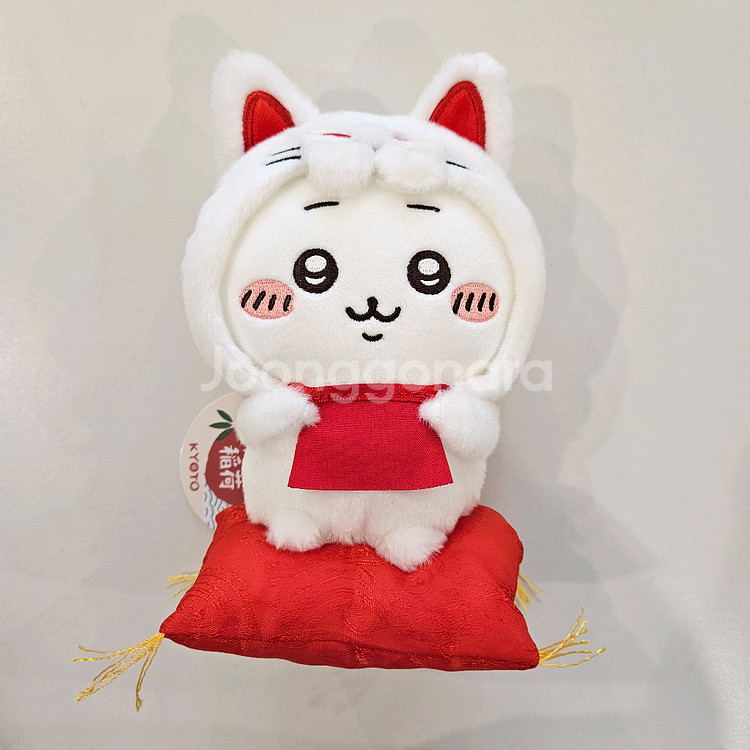 치이카와 교토 후시미이나리 모구모구 여우 방석 인형--0