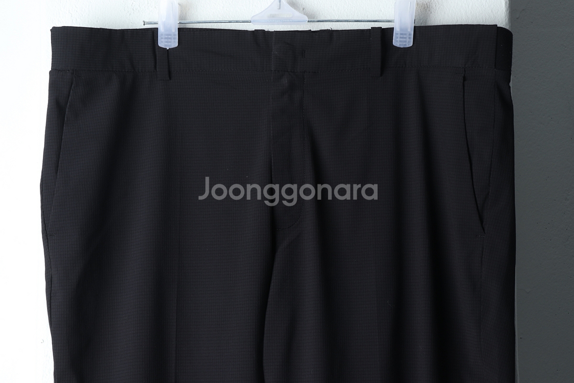 (2XL) 휠라 슬랙스 경량 바지 빅사이즈 폴리 밴딩--2