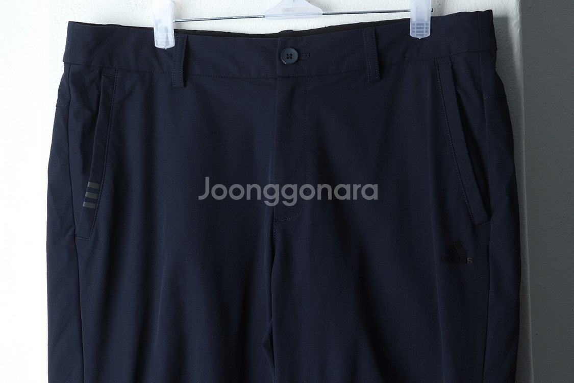 (XL) 아디다스 슬랙스 경량 바지 네이비 폴리 밴딩--2
