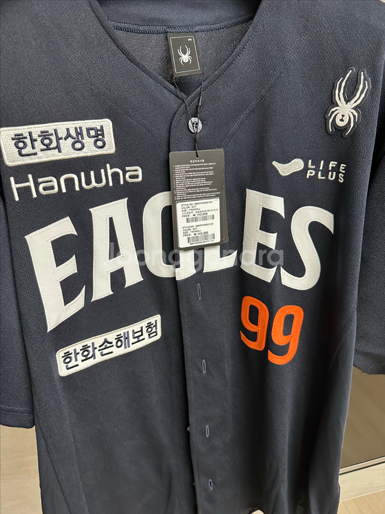 네이비유니폼 류현진 마킹 115--0