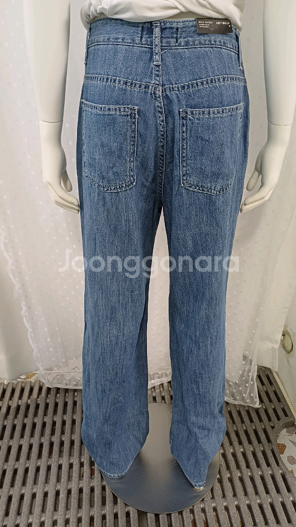 와이드 데님 일자 새상품(27)--1