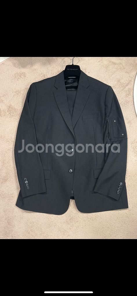 디올옴므 새들 포켓 수트 블랙 54/50--0